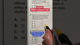 ASVAB Arithmetic Reasoning 12 Question and Answer [upl. by Ness]