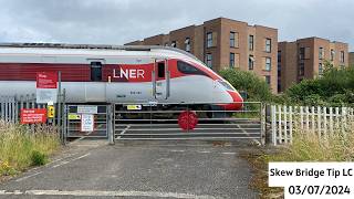 Skew Bridge Tip Level Crossing 03072024 [upl. by Roane525]