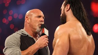 FULL MATCH  Goldberg vs Drew McIntyre Raw Jan 25 2021 [upl. by Syst435]