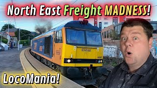 Freight Trains FRENZY in the North East LocoMania with SimOnTrains  August 2024 [upl. by Irma]