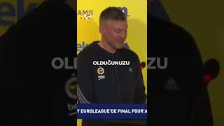 Saras Jasikevicius’tan gençlik sırları “Botoks botoks” fenerbahçe euroleague basketbol [upl. by Ellohcin506]