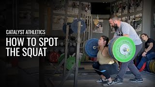 How to Spot the Squat in Weightlifting [upl. by Rozele219]