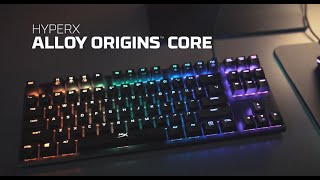 HX Alloy Origins Core Mechanical Gaming Keyboard [upl. by Inalaeham]