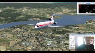 FSX Pyongyang to Beijing with an Air Koryo Tu154 [upl. by Ziom]