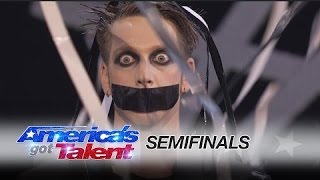 Tape Face  SemiFinals  Americas Got Talent 2016 [upl. by Ahserb586]