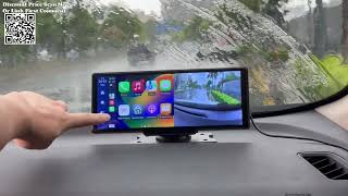 TOGUARD Dual Lens Wireless Carplay Screen Android Auto Monitor Review Aliexpress [upl. by Eniledgam]