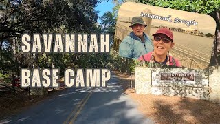 Savannah Georgia Base Camp  Skidaway Island State Park Campground Review [upl. by Moffit]