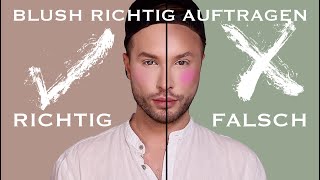 SO trägst DU endlich RICHTIG Blush  Rouge auf  Make Up Masterclass Mit Maxim [upl. by Norat]