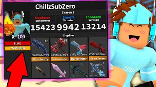 Richest MM2 YOUTUBER Accounts in Murder Mystery 2 [upl. by Daniell]