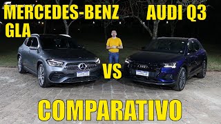 Comparativo MercedesBenz GLA x Audi Q3 [upl. by Jeb]