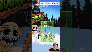 ZOONOMALY CEK TINGGI BADAN reaction zoonomaly digitalcircus funny comedy animation shorts [upl. by Aiekahs595]