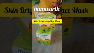 Unboxing mamaearth ubtan face mask mamaearth brightning skincare youtubeshorts viral shorts [upl. by Akitnahs]