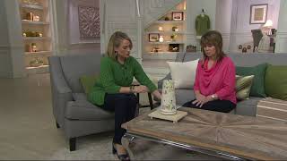 Belleek Floral Springtime Luminaire on QVC [upl. by Langelo149]