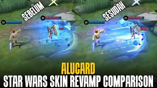 REVAMP SKIN STAR WARS ALUCARD quotOBIWAN KENOBIquot MOBILE LEGENDS BANG BANG  COMPARISON SKIN ML [upl. by Eivol]