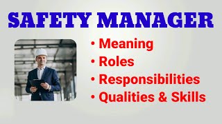 Health and Safety Manager Job Description  Roles and Responsibilities  Qualities Skills Duties [upl. by Nilyak211]