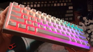 Pudding Keycaps Redragon A130 Scarab on Fizz Pro K616RGB [upl. by Mathian]