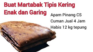 Martabak Tipis Kering Terenak  Apam Pinang CS [upl. by Chesney]