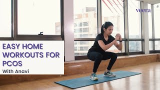 PCOS Workout At Home  Full Body Workout  Anavi Someshwar  Veera Health [upl. by Esli]