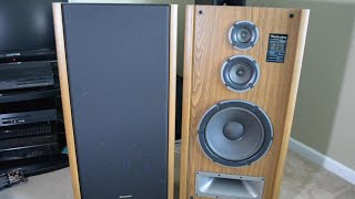 UPGRADING A 1980S COMPONENT SYSTEM SPEAKER FOR IMPROVED SOUND TECHNICS SB2845 [upl. by Dione]