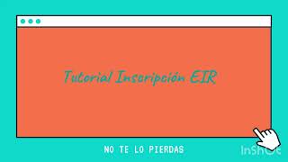 Tutorial de inscripción en el EIR FSE  PASO A PASO [upl. by Kremer235]