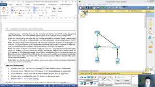 6324  5124 Lab  Configuring PerInterface InterVLAN Routing [upl. by Etnahsal]