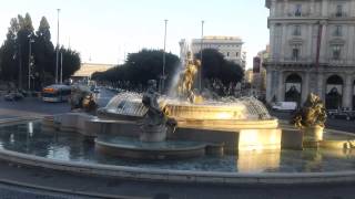 Fountain of the Naiads Rome [upl. by Dionisio]