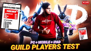 💥Guild Players Testing  1 VS 6 Challenges to Guild Players on Live💥  🔴RBz Facecam Live [upl. by Stine129]