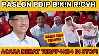 PDIP SIAP SIAP KALAH TELAK PASLON USUNGAN NYA MALAH BLUNDER PAS DEBAT MC DAN KPU DIHIRAUKAN [upl. by Robb989]