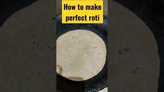 HOW TO MAKE PERFECT ROTI  PERFECT ROTI KAISE BANAYE [upl. by Llewop]