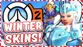 All Overwatch 2 WINTER WONDERLAND EVENT Skins and Items [upl. by Alacim]