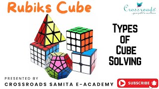 Rubiks Cube  Types of Cube Solving rubikscube 2x2cube 3x3cube 4x4 pyramidcubesolve megamix [upl. by Olvan155]