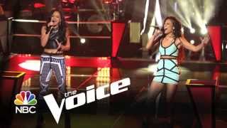 The Voice Give It To Me Right Melissa Jimenez amp Brittnee Camelle [upl. by Acie]