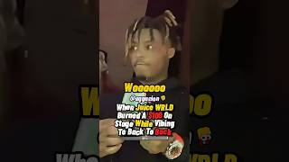 JUICE WRLD BURNING MONEY ON STAGE… [upl. by Paulina625]