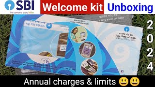 SBI Welcome Kit Unboxing Sbi Debit Card  How To Get Free Debit Card And Cheque Book on SBI Bank [upl. by Eachelle]