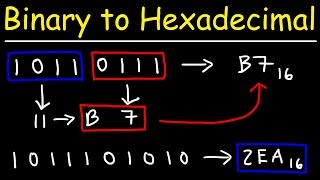 How To Convert Binary to Hexadecimal  Computer Science [upl. by Yrahk]