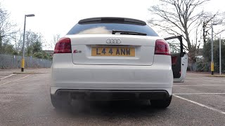 Audi S3 8P Stock Exhaust Sound REVS amp FLYBYS [upl. by Knutson80]