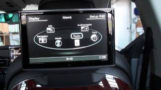 Audi A8 2011 4H mit Rear Entertainment und TV Nachrüstung by Conexx [upl. by Adine541]