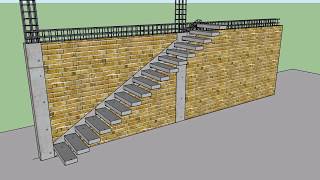 como construir una ESCALERA de concreto armado [upl. by Trahern]