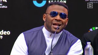 Jarrell Miller GOES IN ON JARED ANDERSON  YOU GONE RUN LIKE A LITTLE BH [upl. by Nitas]