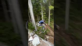 Insane trail in Squamish BC mountainbiking squamish bike [upl. by Lenna]