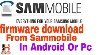 Sammobile Firmware Download [upl. by Nisaj]