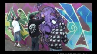 KEEP SIX  CRAVE  LESEN  RUKIS  SDK 323 graffiti graff SKI MASK CAPITAL Q [upl. by Camellia]