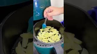 Air Fryer Fries trending friesrecipe fries music song airfryer [upl. by Eahsel]