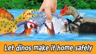 EN Let dinos make it home safely kids english dinosaurs movies collectaㅣCoCosToy [upl. by Anuahsal]