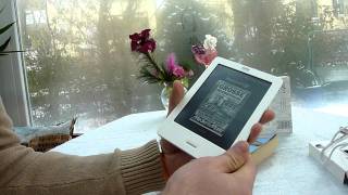 Kobo eReader Touch Unboxing and First Impression [upl. by Saville]