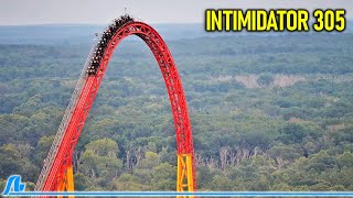 Intimidator 305 from the Eiffel Tower  OffRide Kings Dominion [upl. by Annohsal198]