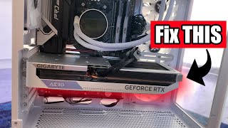 Stop your GPU from Sagging  RTX 4070 Ti Gigabyte Aero AntiSag Bracket mounting Tutorial [upl. by Medin877]