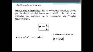 UNIDAD 2 TEMA 2 F VISCOSIDAD [upl. by Jenilee905]