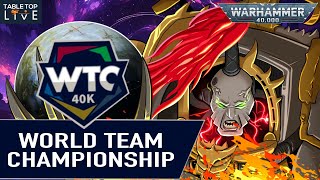 WTC World Team Championships  Warhammer 40k Tournament  Day 1 [upl. by Ahsenrad]