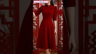 VESTIDOS DE MODA tendenciasmoda fashion dress vestidoselegantes moda red prendas tendencias [upl. by Nereen]